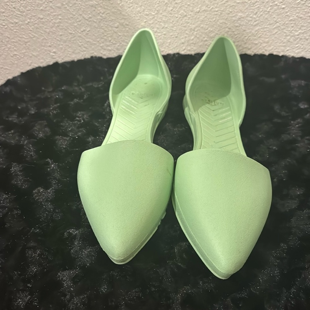 Native Audrey Ballet Flats Size 11 Mint Green EUC